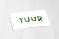 Letters met blaadjes Letters met blaadjes